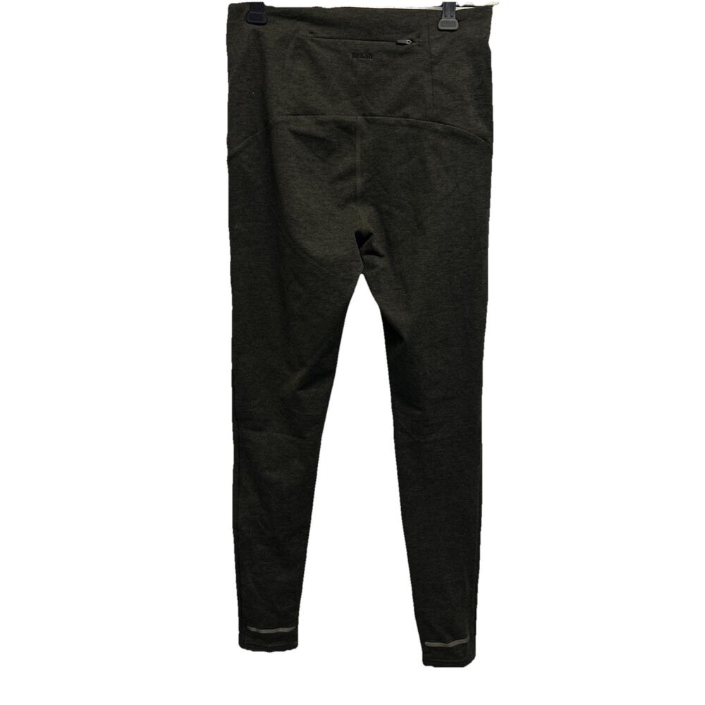 Prana 7/8 High Rise Leggings Yoga Green Kimble Soft Stretch Zip Pocket Small